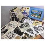 Vintage photograph album with assorted Signed,