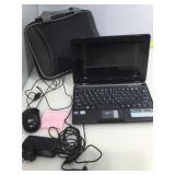 Acer Aspire tablet with carry pouch.