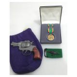 Agent S cresent toys gun and more.