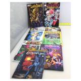 Adult. Assorted comic books.