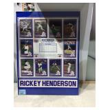 Rickey Henderson uncut sheet cards