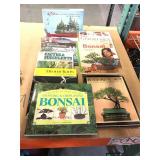 Sunset Bonsai and assorted books