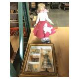 Porcelain Doll 17in tall
