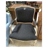 Wood frame accent chair