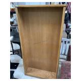 Wood bookshelf (has no shelves), Approx 6 ft tall