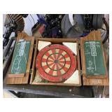Wood dart board