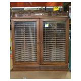 Wood Cassette Holder 24in x 26 with wall mount