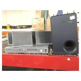 Brookstone Dvd player with surround speakers