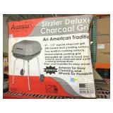 Aussie Sizzler Deluxe charcoal grill NIB