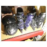 Fusion Rollerblades 28.5, Helmets sz xl and more