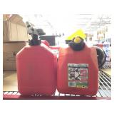 2 Gallon gas cans