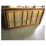 Asian Styled Framed Art 66in wide