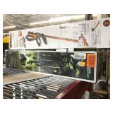 Greenworks 16in cordless trimmer and Worx