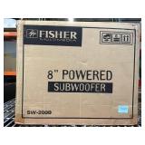 Fisher 8in powered subwoofer NIb