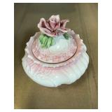 Capodimonte floral pot