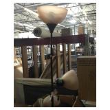 Brown floor lamp