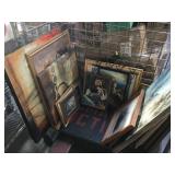 Assorted framed artwork and prints