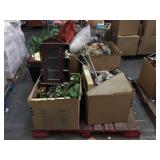 Pallet of assorted home decoration and more