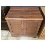 Wood cabinet w/2 doors, Approx 2.5 ft long