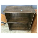 Wood bookshelf, Approx 2.5 ft