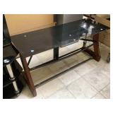 Glass top entertainment center (missing 2