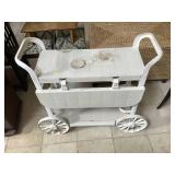 Rolling cart w/folding sides