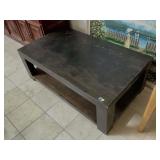 Wood coffee table, has some scratches on top,