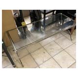 Metal coffee table, Approx 4 ft long