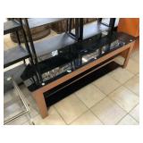 Entertainment center, approx 4 ft long