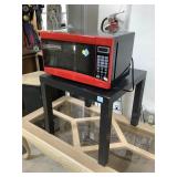 Walmart microwave w/side table