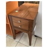 Wood side table