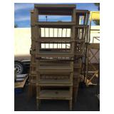 7 ft tall wood shelving
