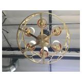 Brass chandelier from high end hotel