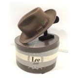 Vintage Brent Fedora in Lee Hats Box. size 7 Vintage Brent Fedora in Lee Hats Box. size 7