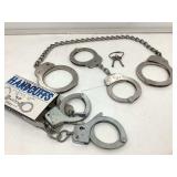 Assorted Hand and Ankle Cuffs w/ Keys. Assorted Hand and Ankle Cuffs w/ Keys.