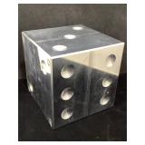 Solid Aluminum Die Sculpture. 7in 15Pounds. Solid Aluminum Die Sculpture. 7in 15Pounds.