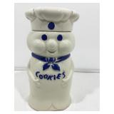 Pillsbury DoughBoy Cookie Jar 1973 10.5in Pillsbury DoughBoy Cookie Jar 1973 10.5in