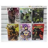 6 Marvel Variant comics 6 Marvel Variant comics