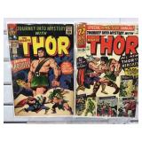 2 Silver Age Thor comics 2 Silver Age Thor comics
