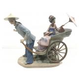 Lladro Porcelain Figurine. Ride in China 11x12x8.