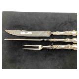 RW&S Sterling, 3 Pc Carving Set. Circa 1900