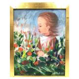 RoPoll Paining on Board. 1979 8x11 RoPoll Paining on Board. 1979 8x11