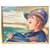 RoPoll Painting on Board. 1979 17x15 RoPoll Painting on Board. 1979 17x15