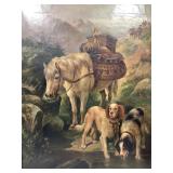 Antique Oil on Canvas. 26x31 Antique Oil on Canvas. 26x31