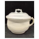 Antique Chamber Pot w/ Lid