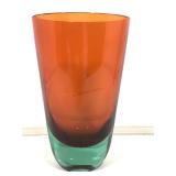 Art Glass Vase 9in