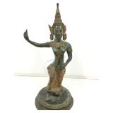 Vintage Thai Metal Sculpture. 16in H Vintage Thai Metal Sculpture. 16in H