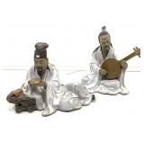 Chinese Glazed Ceramic Figurines. 6in H