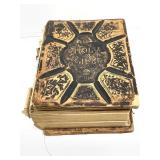 Large Antique Bible - c.1857 - as found