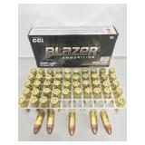 NIB 50 Rounds 9mm Ammo - Blazer 115gr - FMJ NIB 50 Rounds 9mm Ammo - Blazer 115gr - FMJ